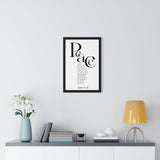 Faith Culture - Peace Be With You - John 14:27 - Christian Wall Art