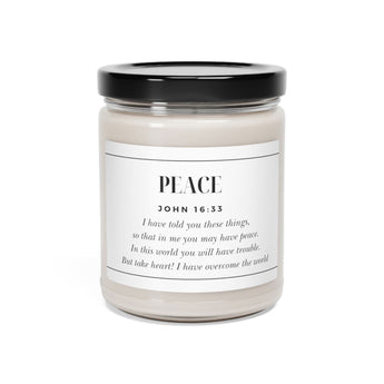 Peace Candle | John 16:33 Christian Soy Candle