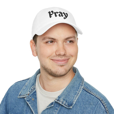 Faith Culture - Prayer Warrior - Christian Low Profile Baseball Cap White One size