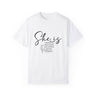 Faith Culture - Protective, Affectionate, Kind, Hopeful, Faithful Mama Unisex Garment-Dyed T-shirt White
