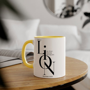 Faith Culture - Proverbs 30:30 - Christian Accent Coffee Mug (11oz)