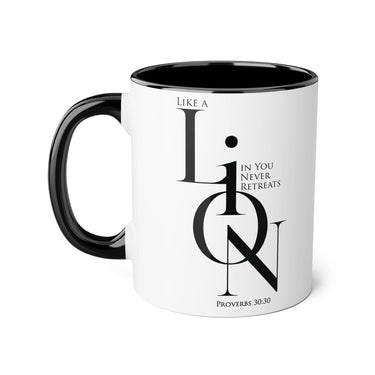 Faith Culture - Proverbs 30:30 - Christian Accent Coffee Mug (11oz)