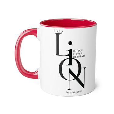 Faith Culture - Proverbs 30:30 - Christian Accent Coffee Mug (11oz)