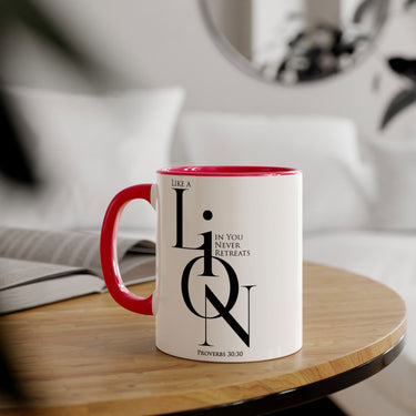 Faith Culture - Proverbs 30:30 - Christian Accent Coffee Mug (11oz)