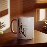 Faith Culture - Proverbs 30:30 - Christian Accent Coffee Mug (11oz) Pink 11oz