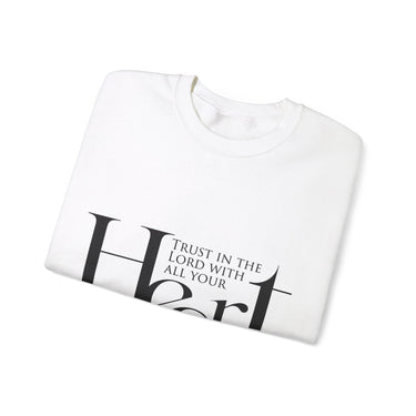 Faith Culture - Proverbs 3:5 - Christian Unisex Heavy Blend™ Crewneck Sweatshirt