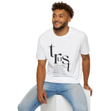 Faith Culture - Proverbs 3:5 - Christian Unisex Softstyle T-Shirt White