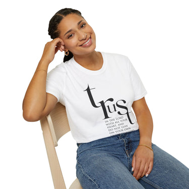 Faith Culture - Proverbs 3:5 - Christian Unisex Softstyle T-Shirt