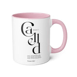 Faith Culture - Psalm 138:3 - Christian Accent Coffee Mug (11oz) Pink 11oz