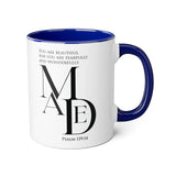 Faith Culture - Psalm 139:14 - Christian Accent Coffee Mug (11oz) Blue 11oz