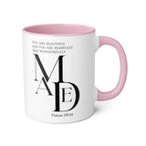 Faith Culture - Psalm 139:14 - Christian Accent Coffee Mug (11oz) Pink 11oz