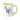 Faith Culture - Psalm 23:2 - Christian Accent Coffee Mug (11oz) Light Green 11oz