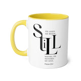 Faith Culture - Psalm 23:2 - Christian Accent Coffee Mug (11oz)