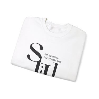 Faith Culture - Psalm 23:2 - Christian Unisex Heavy Blend™ Crewneck Sweatshirt