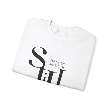 Faith Culture - Psalm 23:2 - Christian Unisex Heavy Blend™ Crewneck Sweatshirt