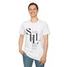 He Leads Me Beside Still Waters T-Shirt | Psalm 23:2 Christian Apparel White