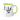 Faith Culture - Psalm 27:1 - Christian Accent Coffee Mug (11oz) Light Green 11oz