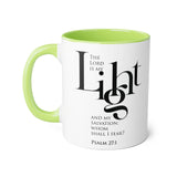 Faith Culture - Psalm 27:1 - Christian Accent Coffee Mug (11oz)