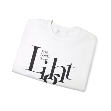 Faith Culture - Psalm 27:1 - Christian Unisex Heavy Blend™ Crewneck Sweatshirt