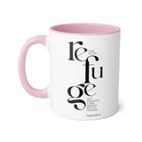 Faith Culture - Psalm 46:1-2 - Christian Accent Coffee Mug (11oz)