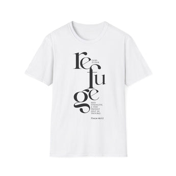 God Is Our Refuge T-Shirt | Psalm 46:1–2 Christian Apparel