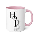 Faith Culture - Psalm 71:5 - Christian Accent Coffee Mug (11oz) Pink 11oz