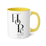 Faith Culture - Psalm 71:5 - Christian Accent Coffee Mug (11oz) Yellow 11oz