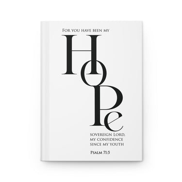 Faith Culture - Psalm 71:5 - Christian Hardcover Journal Matte Journal
