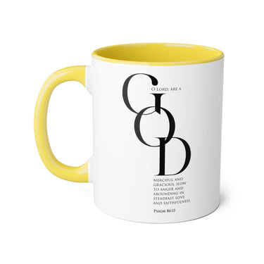 Faith Culture - Psalm 86:15 - Christian Accent Coffee Mug (11oz)