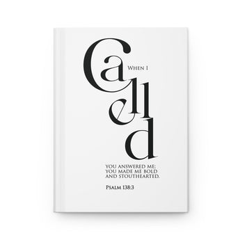 Faith Culture - Psalms 138:3 - Christian Hardcover Journal Matte Journal