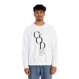 Faith Culture - Psalms 86:15 - Christian Unisex Heavy Blend™ Crewneck Sweatshirt White