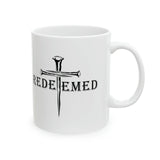 Faith Culture - Recovered. Redeemed. Set Free - Christian Ceramic Coffee Mug, 11oz