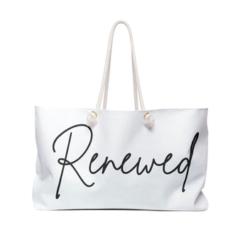 Faith Culture - Renewed Christian Weekender Tote Bag 24" × 13"