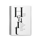 Faith Culture - Renewed Spirit - Psalm 51:10 - Christian Spiral Notebook - Ruled Line One Size