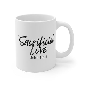 Faith Culture - Sacrificial Love - John 15:13 Christian Coffee Mug 11oz