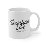 Faith Culture - Sacrificial Love - John 15:13 Christian Coffee Mug 11oz