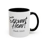 Faith Culture - Servant Heart - Mark 10:45 Christian Coffee Mug