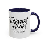 Faith Culture - Servant Heart - Mark 10:45 Christian Coffee Mug