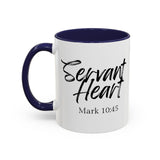 Faith Culture - Servant Heart - Mark 10:45 Christian Coffee Mug