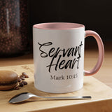 Faith Culture - Servant Heart - Mark 10:45 Christian Coffee Mug