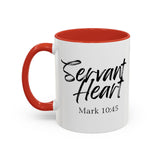 Faith Culture - Servant Heart - Mark 10:45 Christian Coffee Mug