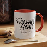 Faith Culture - Servant Heart - Mark 10:45 Christian Coffee Mug