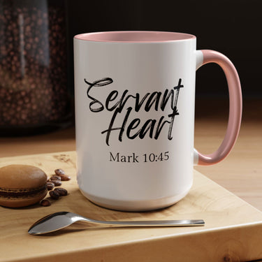 Faith Culture - Servant Heart - Mark 10:45 Christian Coffee Mug