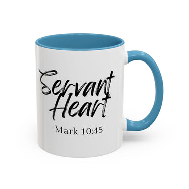 Faith Culture - Servant Heart - Mark 10:45 Christian Coffee Mug