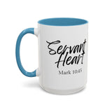 Faith Culture - Servant Heart - Mark 10:45 Christian Coffee Mug