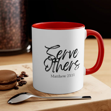 Faith Culture - Serve Others - Matthew 23:11 Christian Accent Coffee Mug