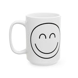 Faith Culture - Smiling Face - Christian Inspirational Mug, 11oz and 15oz 15oz