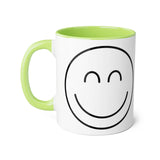 Faith Culture - Smiling Heart - Christian Thanksgiving Accent Mug, 11oz Light Green 11oz