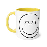 Faith Culture - Smiling Heart - Christian Thanksgiving Accent Mug, 11oz Yellow 11oz