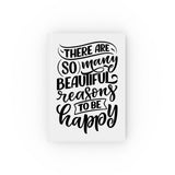Faith Culture - So Many Beautiful Reasons to Be Happy - Christian Hardcover Journal Ruled line 5.2" x 7.4"